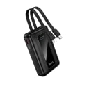 Внешний аккумулятор 10000mAh - Hoco J162 22.5W PD+QC3.0 (Type-C/USB/Cables) (black)  — фото 2