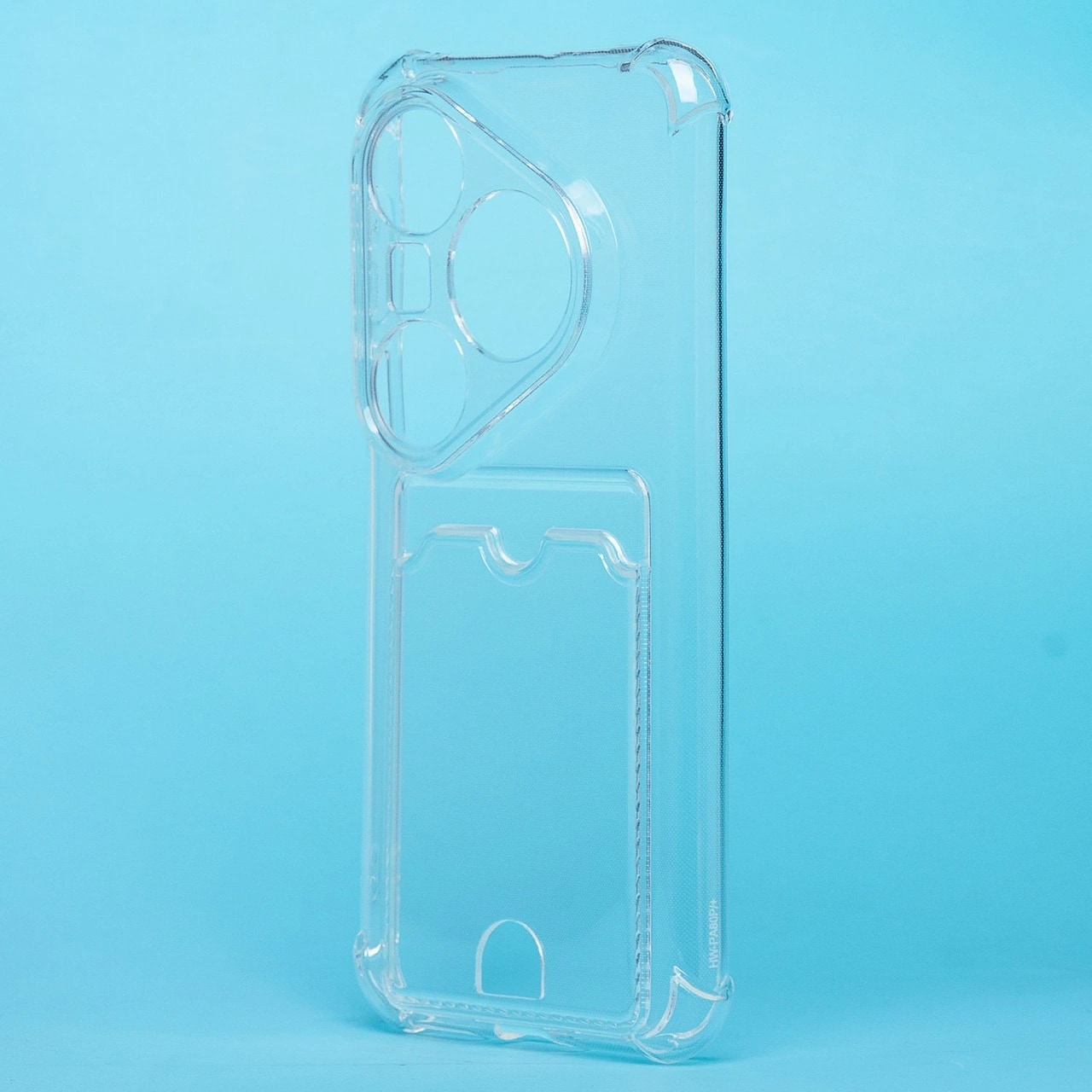 Чехол-накладка с картхолдером - SC276 для Huawei Pura 80 Pro (transparent) 