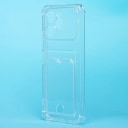 Чехол-накладка с картхолдером - SC276 для Tecno Spark 40 (transparent)  — фото 1