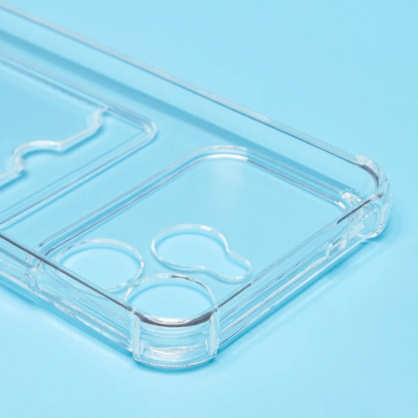 Чехол-накладка с картхолдером - SC276 для Tecno Spark 40 (transparent)  — фото 2