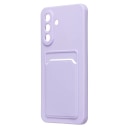 Чехол-накладка с картхолдером - SC337 для Samsung Galaxy A36/A37 (light violet)  — фото 1