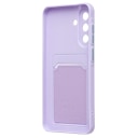 Чехол-накладка с картхолдером - SC337 для Samsung Galaxy A36/A37 (light violet)  — фото 2