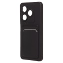 Чехол-накладка с картхолдером - SC337 для Infinix Smart 10 HD (black)  — фото 1