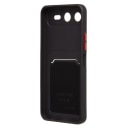 Чехол-накладка с картхолдером - SC337 для Infinix Smart 10 Plus (black)  — фото 2