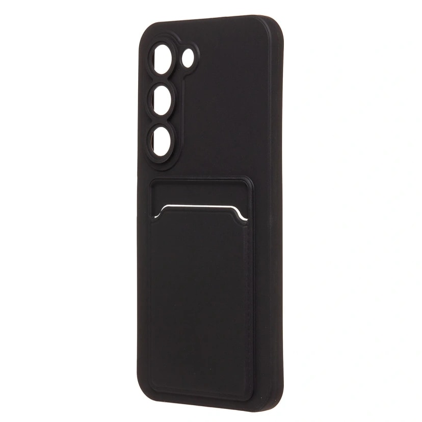 Чехол-накладка с картхолдером - SC337 для Tecno Spark 40 Pro (black) 