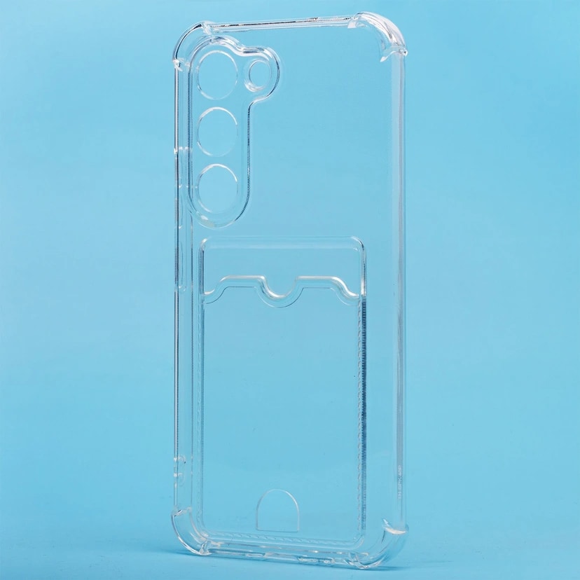 Чехол-накладка с картхолдером - SC276 для Tecno Spark 40 Pro (transparent) 