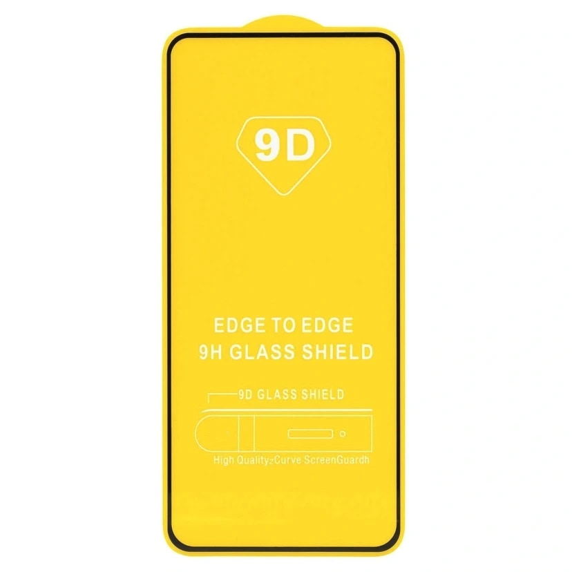 Защитное стекло - Full Glue 2.5D для Redmi 15 4G/5G/Poco M7/M7 Plus (black) 