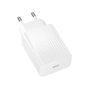 Адаптер сетевой - Borofone BAS75A Source 30W PD+QC3.0 (Type-C) (white)  — фото 1