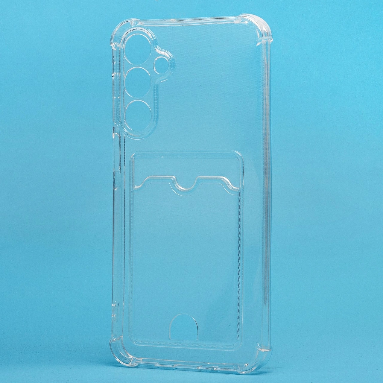 Чехол-накладка с картхолдером - SC276 для Samsung Galaxy A16 (transparent) 