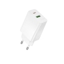Адаптер сетевой - Borofone BAS76A 30W PD+QC3.0 (USB/Type-C) (white)  — фото 1