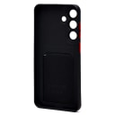 Чехол-накладка с картхолдером - SC337 для Samsung Galaxy S25 FE (black)  — фото 2