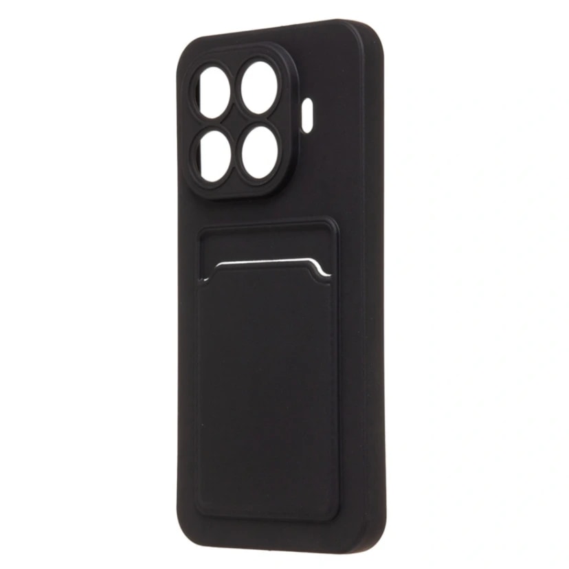 Чехол-накладка с картхолдером - SC337 для Xiaomi 15T Pro (black) 