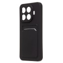 Чехол-накладка с картхолдером - SC337 для Xiaomi 15T Pro (black)  — фото 1