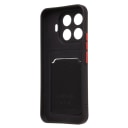 Чехол-накладка с картхолдером - SC337 для Xiaomi 15T Pro (black)  — фото 2