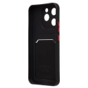 Чехол-накладка с картхолдером - SC337 для Xiaomi 15T (black)  — фото 2