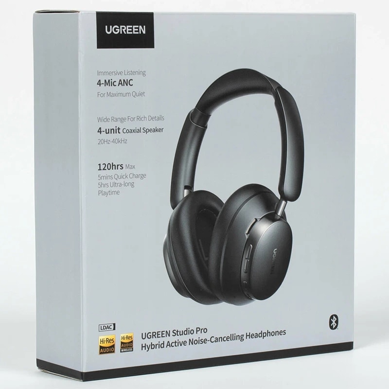 Наушники беспроводные полноразмерные - Ugreen Studio Pro (black) 