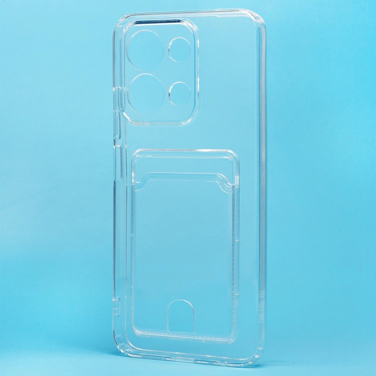 Чехол-накладка с картхолдером - SC276 для Redmi 15C/Poco C85 (transparent) 