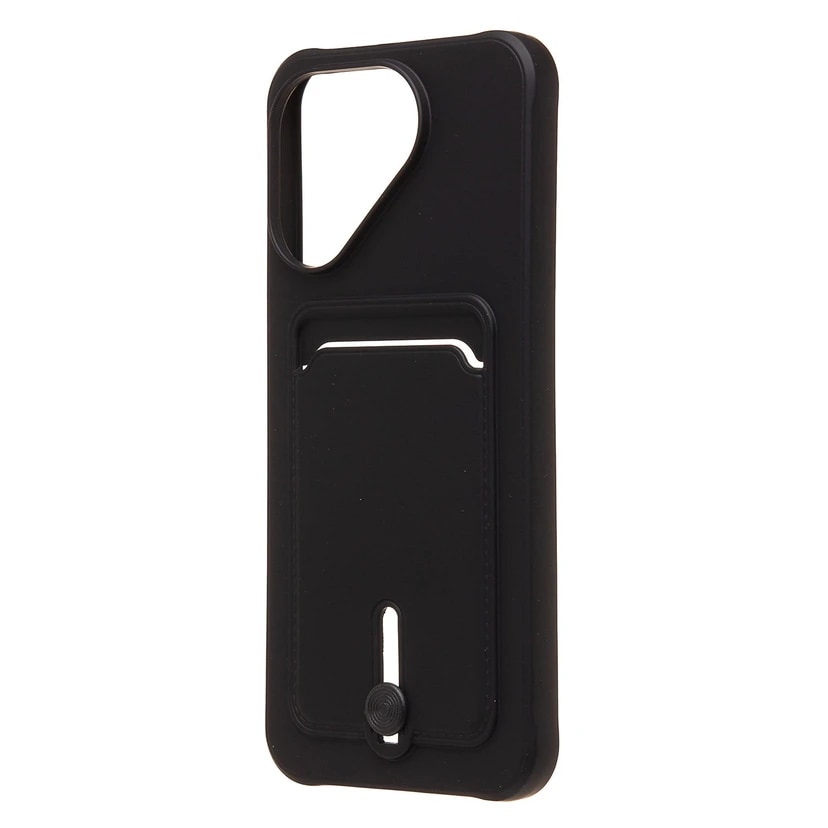 Чехол-накладка с картхолдером - SC304 для Tecno Pova 7 Pro 5G (black) 