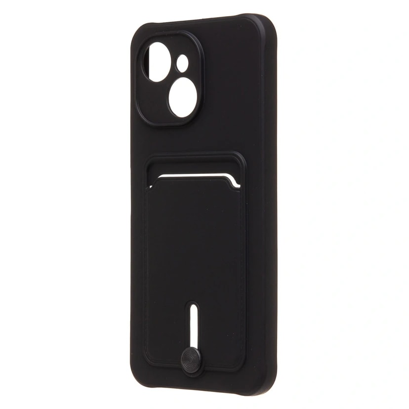 Чехол-накладка с картхолдером - SC304 для Tecno Spark 40C (black) 