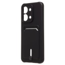 Чехол-накладка с картхолдером - SC304 для Redmi 15C/Poco C85 (black)  — фото 1