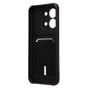Чехол-накладка с картхолдером - SC304 для Redmi 15C/Poco C85 (black)  — фото 2