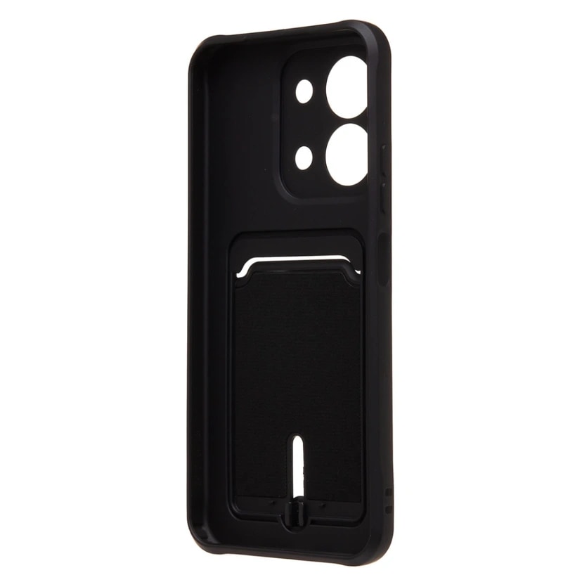 Чехол-накладка с картхолдером - SC304 для Redmi 15C/Poco C85 (black)  — фото 2
