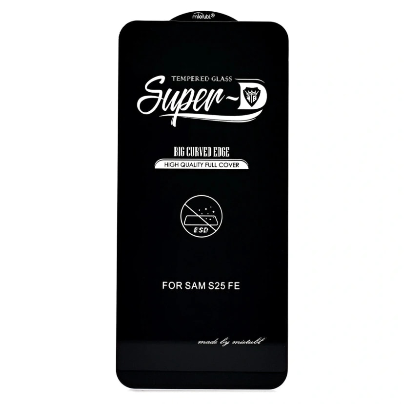 Защитное стекло - Brera 2.5D для Samsung Galaxy S25 FE (black) 