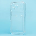 Чехол-накладка с картхолдером - SC276 для Apple iPhone 17 Pro/18 Pro (transparent)  — фото 1