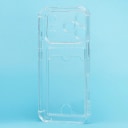 Чехол-накладка с картхолдером - SC276 для Apple iPhone 17 Pro/18 Pro (transparent)  — фото 2