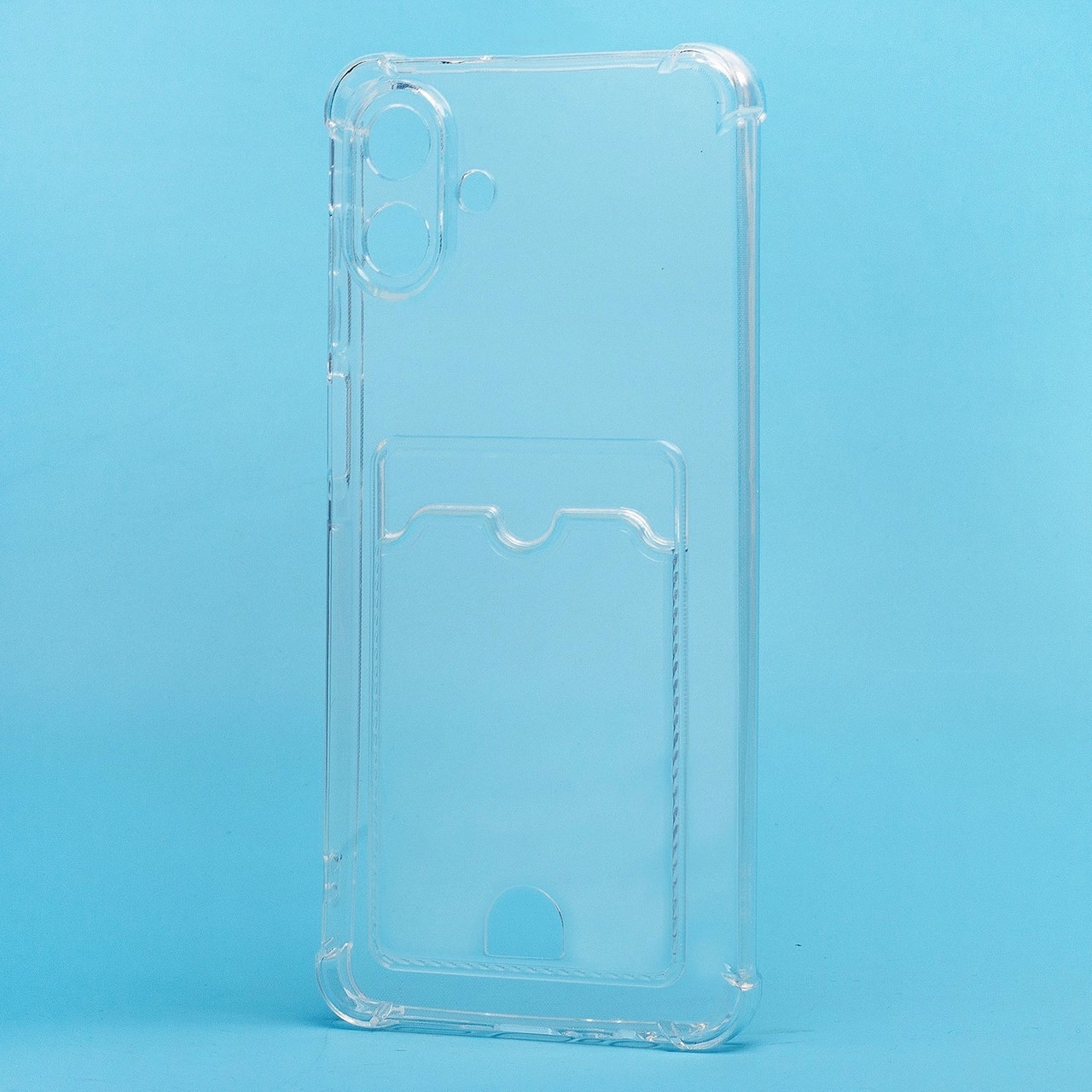 Чехол-накладка с картхолдером - SC276 для Samsung Galaxy A07 (transparent) 