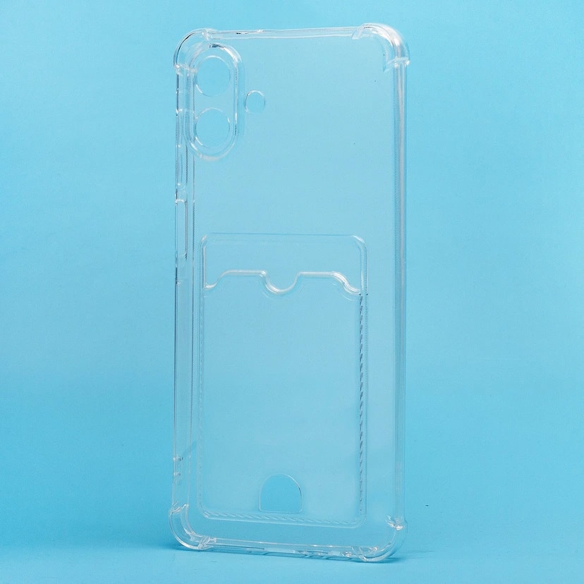 Чехол-накладка с картхолдером - SC276 для Samsung Galaxy A07 (transparent) 
