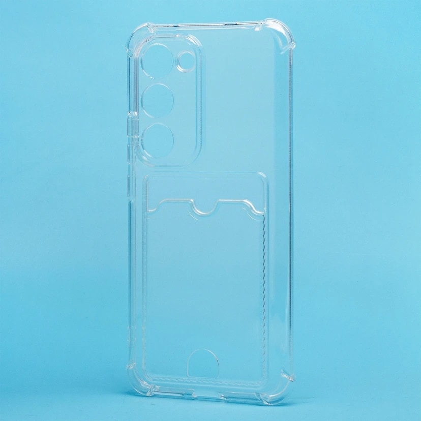 Чехол-накладка с картхолдером - SC276 для Tecno Spark 40 Pro+ (transparent) 