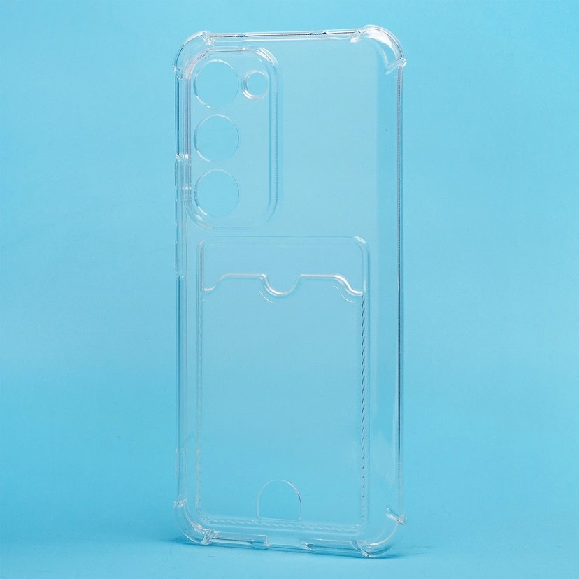 Чехол-накладка с картхолдером - SC276 для Tecno Spark 40 Pro+ (transparent) 