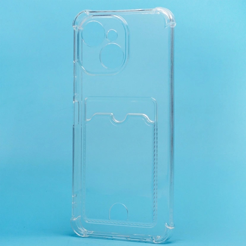 Чехол-накладка с картхолдером - SC276 для Tecno Spark 40C (transparent) 