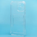 Чехол-накладка с картхолдером - SC276 для Tecno Spark 40C (transparent)  — фото 2
