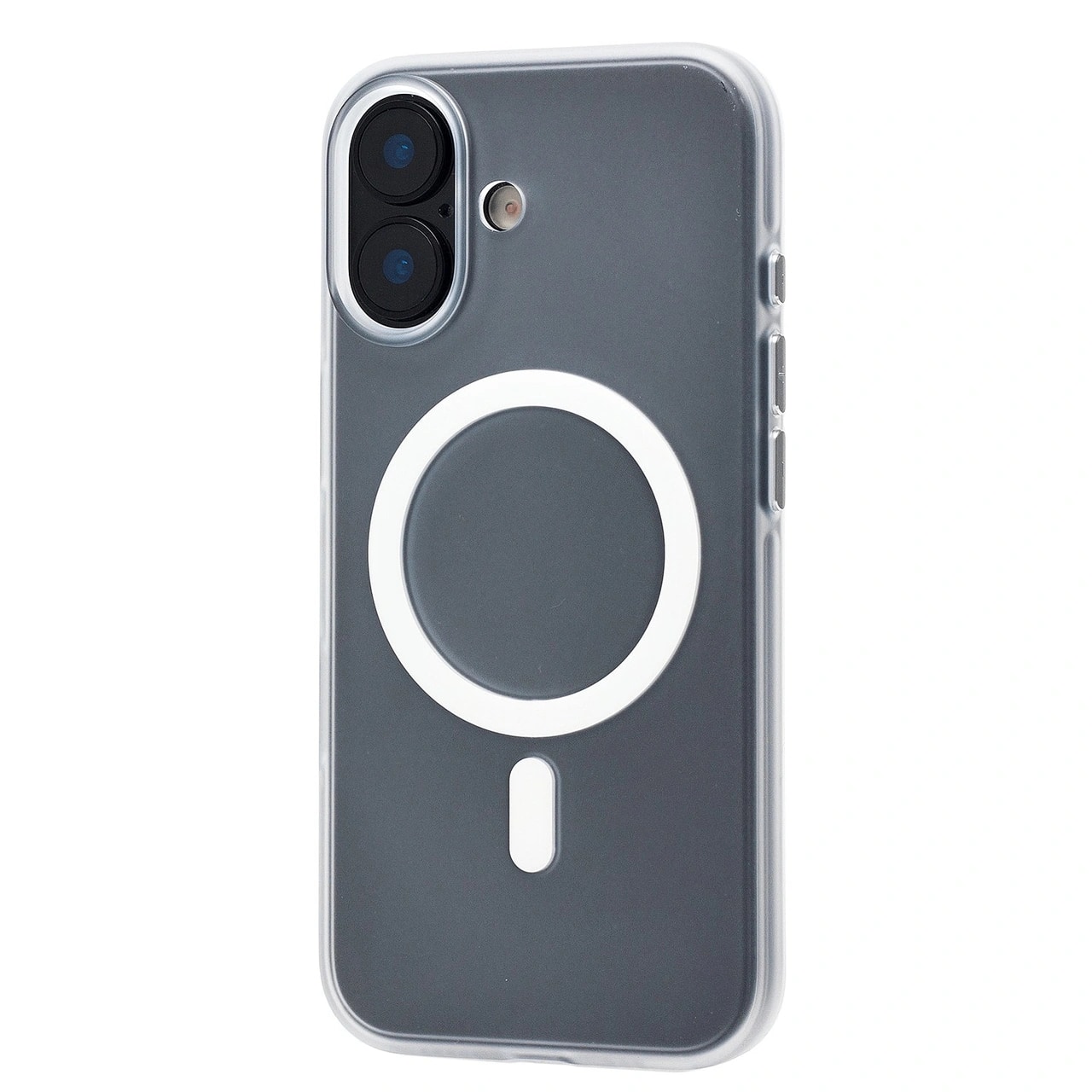 Чехол-накладка - SM038 SafeMag для Apple iPhone 17 (white/matte transparent) 