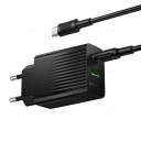 Адаптер сетевой - Borofone BAS76A 30W PD+QC3.0 (USB/Type-C) + кабель Type-C - Type-C (black)  — фото 1