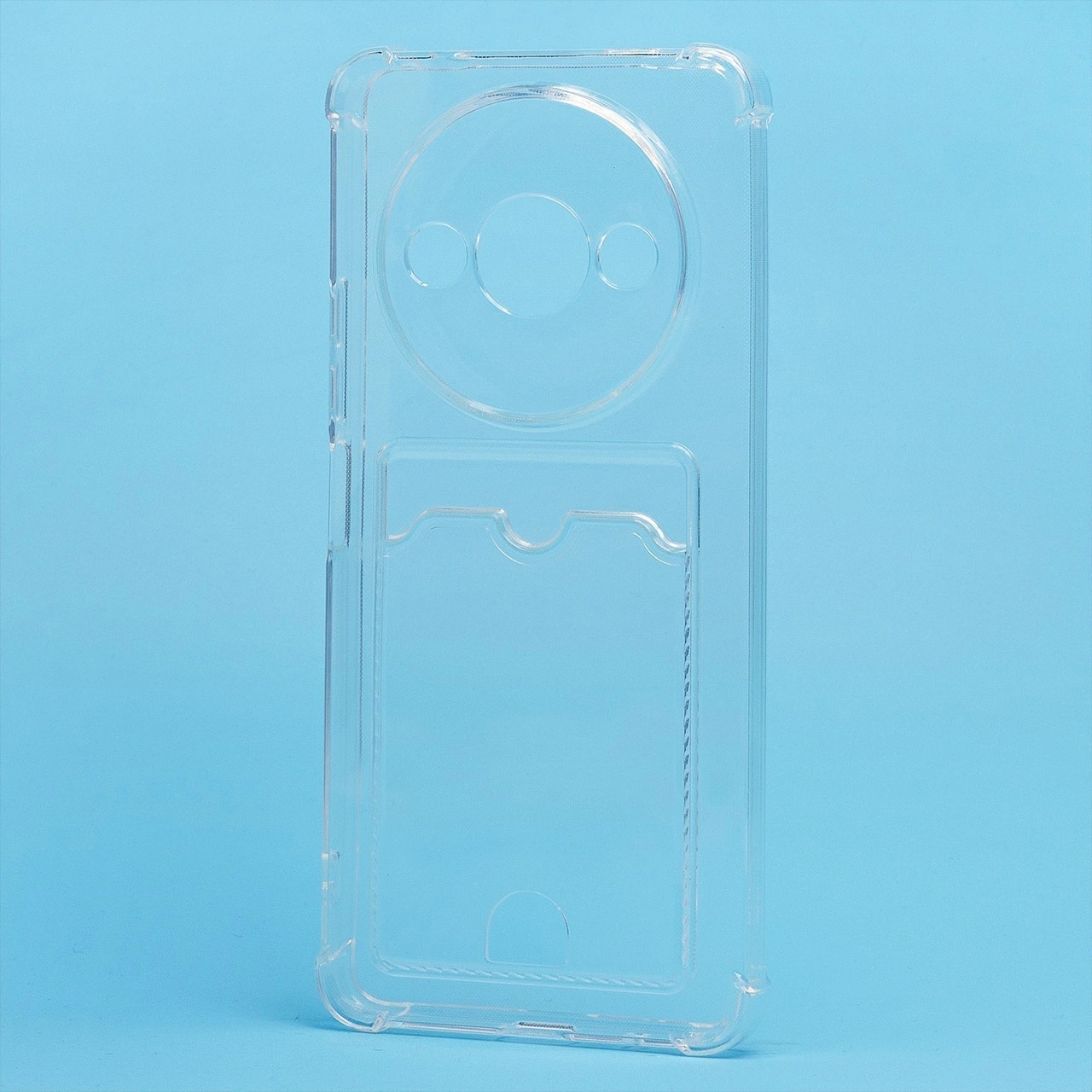 Чехол-накладка с картхолдером - SC276 для Redmi A3 (transparent) 