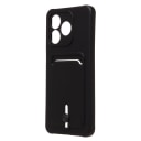 Чехол-накладка с картхолдером - SC304 для Honor X5c (black)  — фото 1
