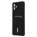 Чехол-накладка с картхолдером - SC304 для Samsung Galaxy A07 (black)  — фото 1
