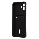 Чехол-накладка с картхолдером - SC304 для Samsung Galaxy A07 (black)  — фото 2