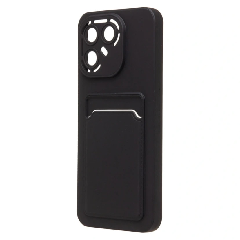 Чехол-накладка с картхолдером - SC337 для Tecno Pova 7 Pro 5G (black) 