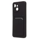 Чехол-накладка с картхолдером - SC337 для Tecno Spark 40C (black)  — фото 1