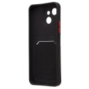 Чехол-накладка с картхолдером - SC337 для Tecno Spark 40C (black)  — фото 2