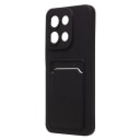 Чехол-накладка с картхолдером - SC337 для Redmi 15C/Poco C85 (black)  — фото 1