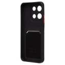 Чехол-накладка с картхолдером - SC337 для Redmi 15C/Poco C85 (black)  — фото 2