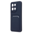 Чехол-накладка с картхолдером - SC337 для Redmi 15C/Poco C85 (dark blue)  — фото 1