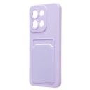 Чехол-накладка с картхолдером - SC337 для Redmi 15C/Poco C85 (light violet)  — фото 1