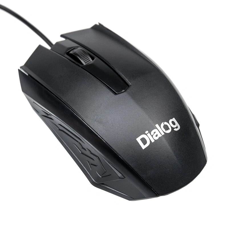 Мышь оптическая USB - Dialog Comfort MOC-19U (black) 