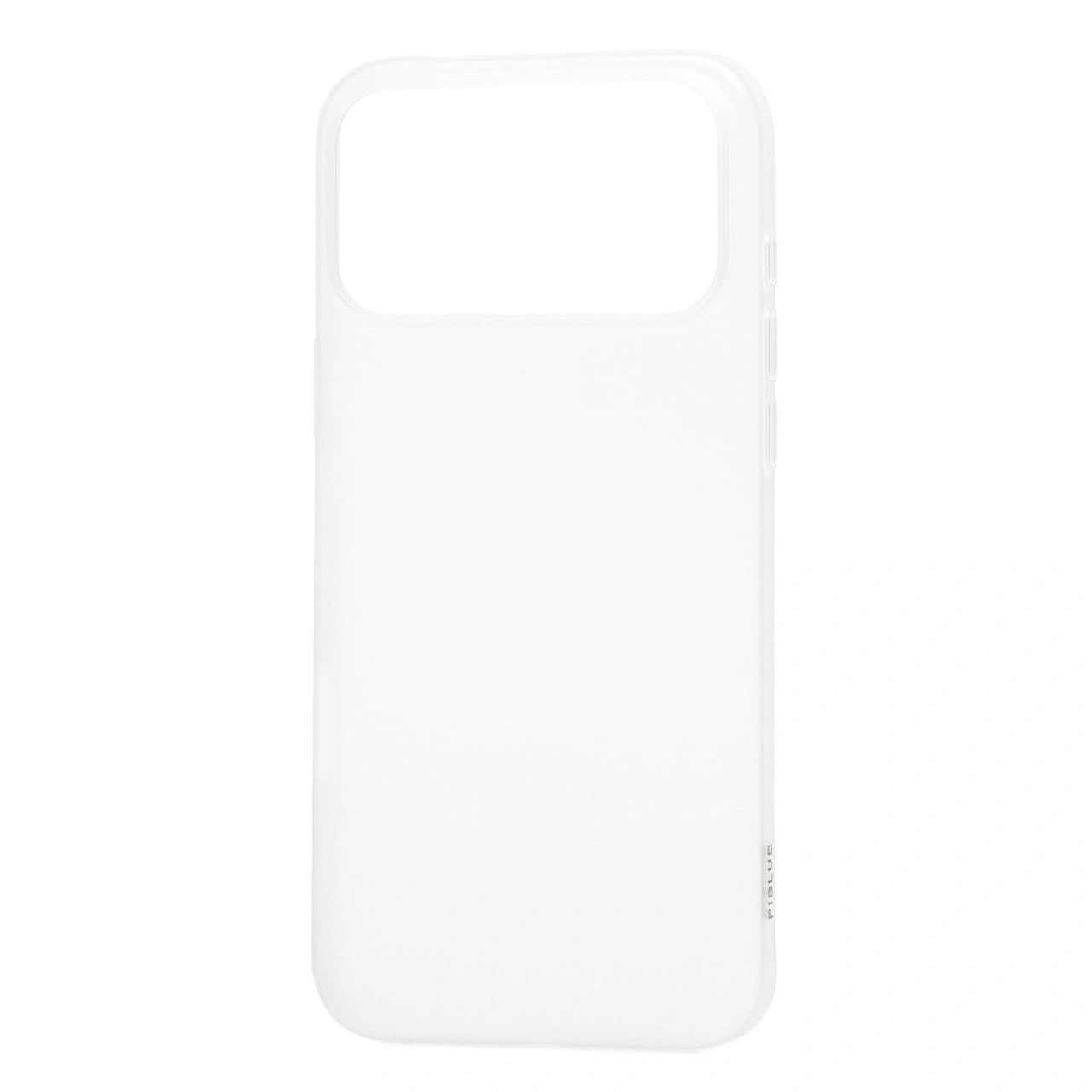 Чехол-накладка - PC091 для Apple iPhone 17 Pro Max/18 Pro Max (matte transparent/white) 